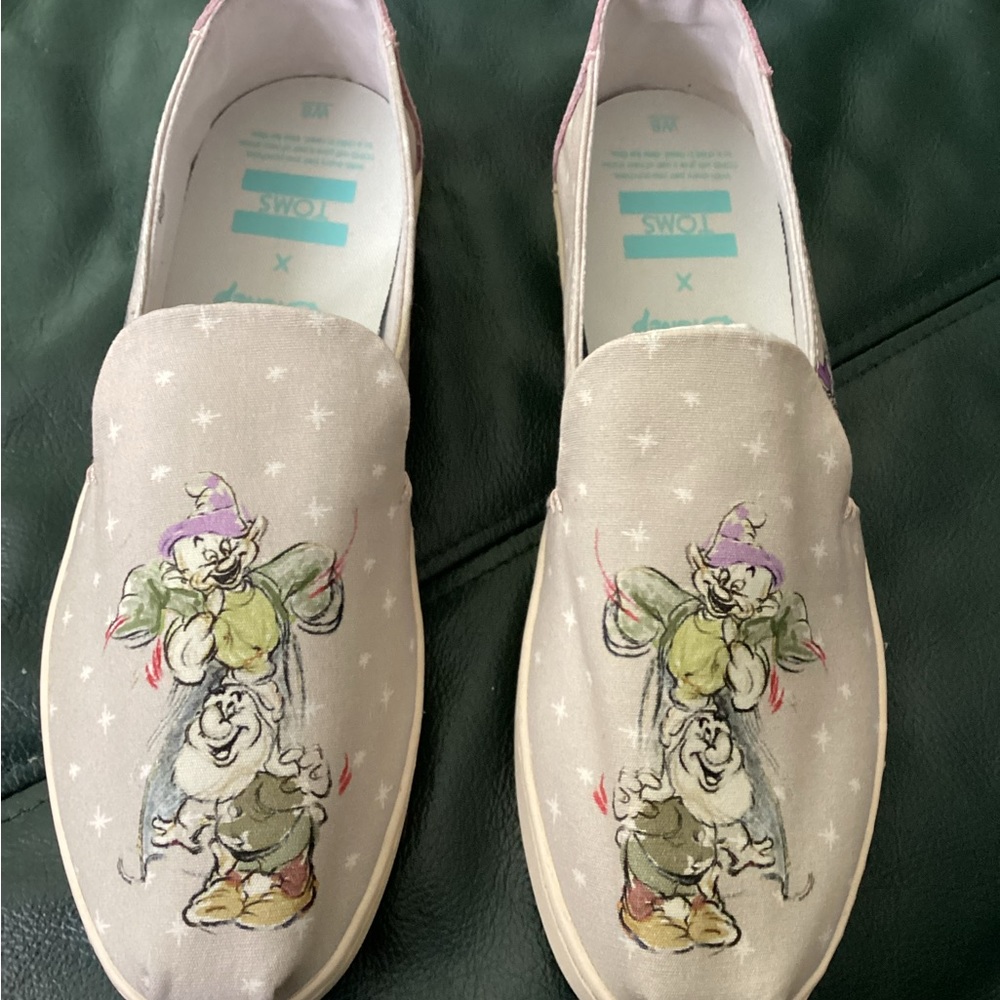 Toms women’s skip on shoes.